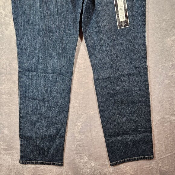 NWT Sonoma Jeans Womens 14 Average Classics fit Tapered Leg Mom casual everyday - Picture 9 of 13